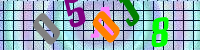 Blue Captcha Image