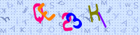 Blue Captcha Image