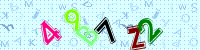 Blue Captcha Image