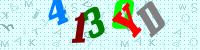 Blue Captcha Image