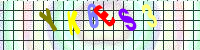 Blue Captcha Image