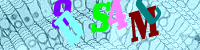 Blue Captcha Image