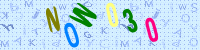 Blue Captcha Image