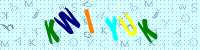 Blue Captcha Image