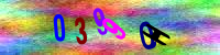Blue Captcha Image