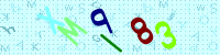 Blue Captcha Image