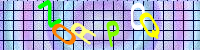 Blue Captcha Image