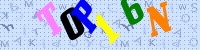 Blue Captcha Image