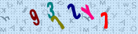 Blue Captcha Image