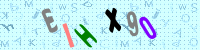 Blue Captcha Image