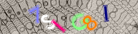 Blue Captcha Image