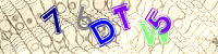 Blue Captcha Image