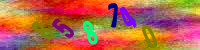Blue Captcha Image