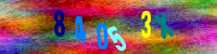 Blue Captcha Image