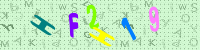 Blue Captcha Image