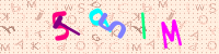Blue Captcha Image