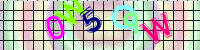 Blue Captcha Image