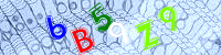 Blue Captcha Image