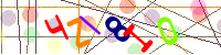 Blue Captcha Image