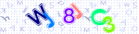 Blue Captcha Image