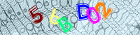Blue Captcha Image