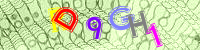 Blue Captcha Image