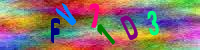 Blue Captcha Image