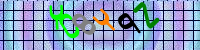 Blue Captcha Image