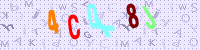 Blue Captcha Image