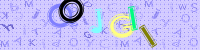 Blue Captcha Image