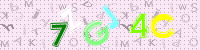 Blue Captcha Image