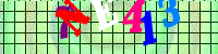 Blue Captcha Image