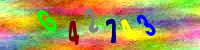 Blue Captcha Image
