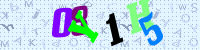 Blue Captcha Image