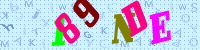 Blue Captcha Image