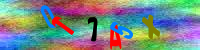 Blue Captcha Image