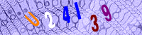 Blue Captcha Image