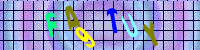 Blue Captcha Image