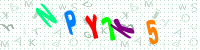 Blue Captcha Image