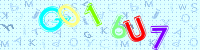 Blue Captcha Image