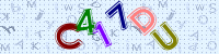 Blue Captcha Image