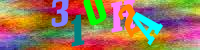 Blue Captcha Image