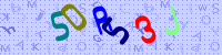 Blue Captcha Image