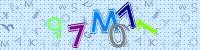 Blue Captcha Image