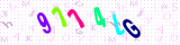 Blue Captcha Image