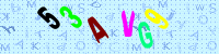 Blue Captcha Image