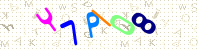 Blue Captcha Image