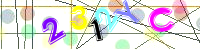 Blue Captcha Image