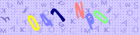 Blue Captcha Image