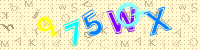 Blue Captcha Image